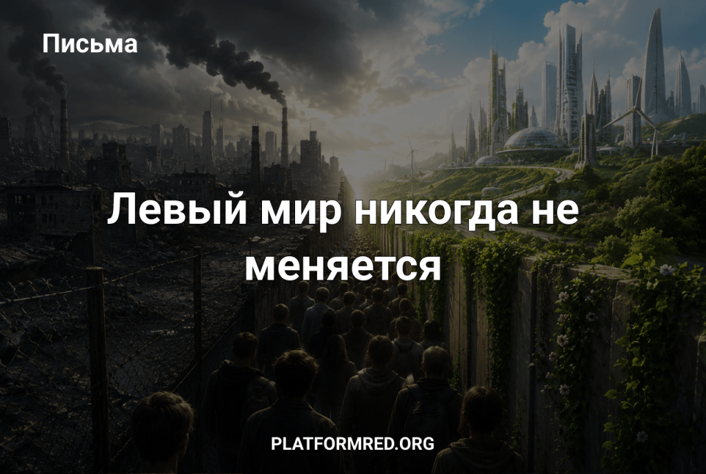 Левый мир. Левый мир никогда не&nbsp;меняется.